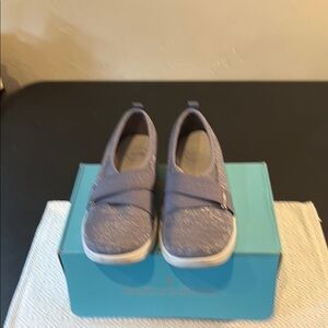 Women’s BZees Sparkly Blue Slip On Shoes